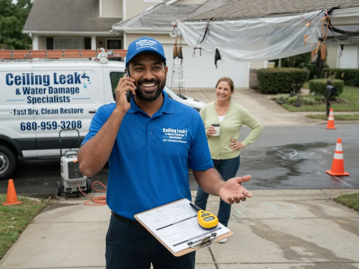 Ceiling Leak Cleanup Crapo, MD FAQs